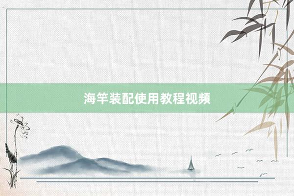海竿装配使用教程视频
